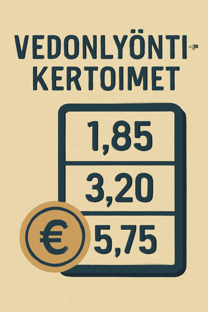 vedonlyöntikertoimet määrittävät, mitkä vedot kannattaa tehdä
